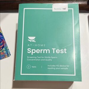 AT-HOME Sperm Test Kit — YO (2 Tests) Teal Box